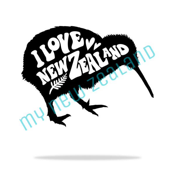 kiwi bird I LOVE NEW ZEALAND