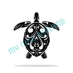 tribal turtle design SVG File