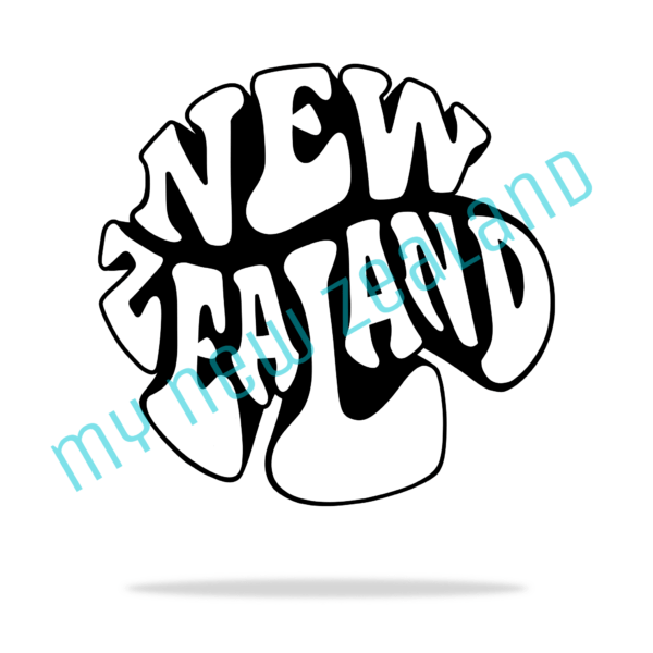 New Zealand retro font