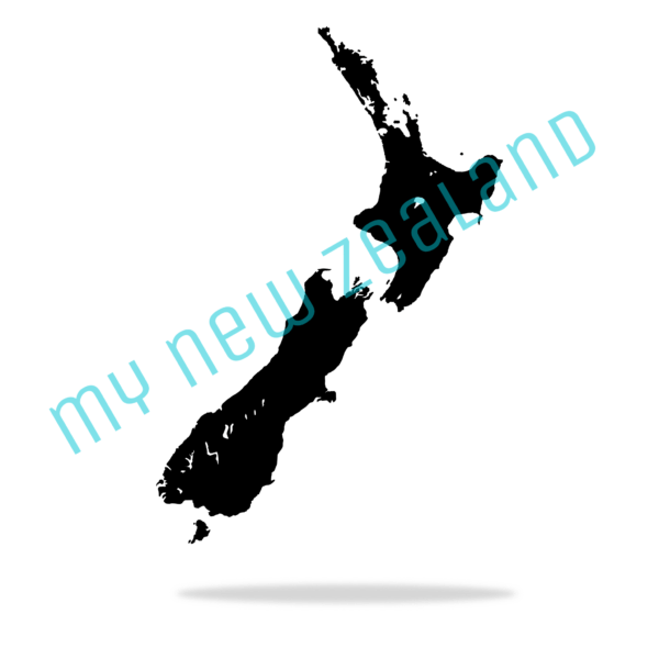 New Zealand Map SVG PNG DXF file