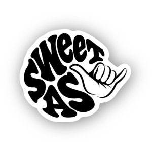 black sweet as sticker