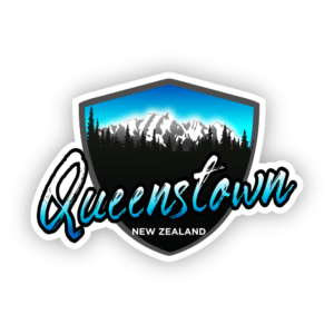 blue queenstown sticker