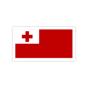 Tongan flag sticker image