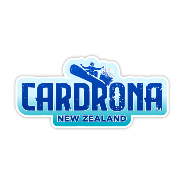 blue cardrona sticker