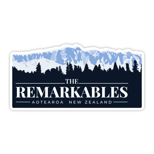 blue remarkables sticker