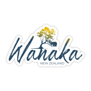 multi colour wanaka sticker