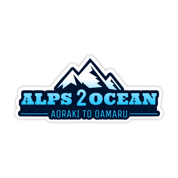 blue alps to ocean sticker