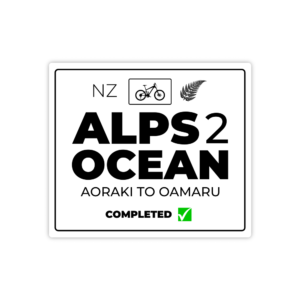 white alps to ocean sticker