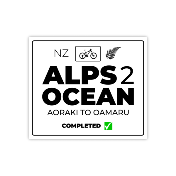 white alps to ocean sticker