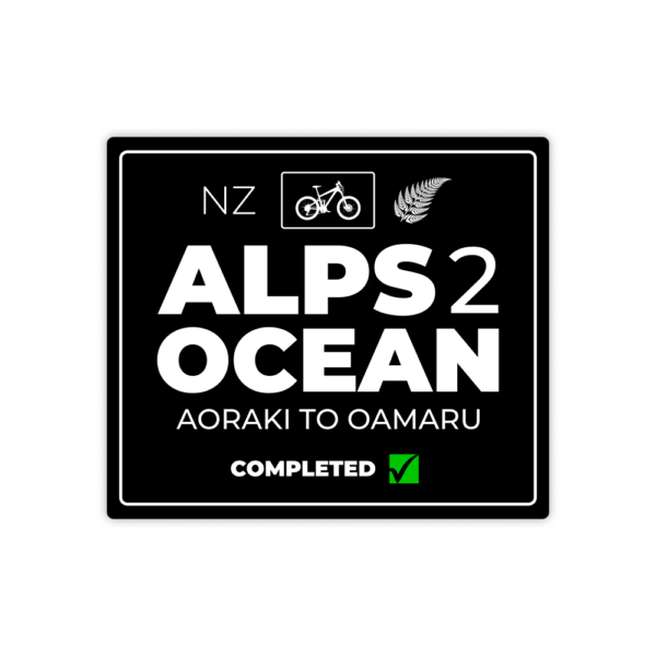 black alps to ocean sticker