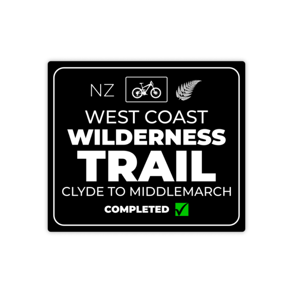 black west coast wilderness trail sticker