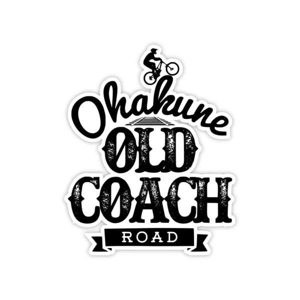 black old coach road sticker