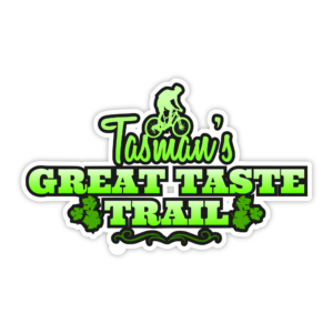 green tasmans great taste trail sticker