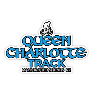 blue queen charlotte track sticker