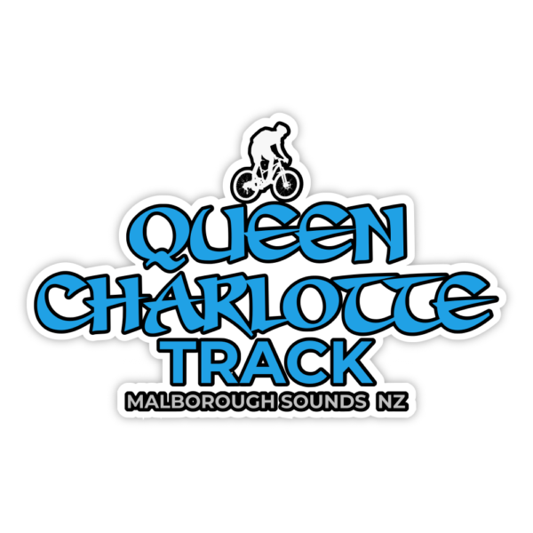 blue queen charlotte track sticker