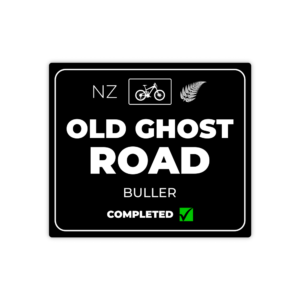 black old ghost road sticker