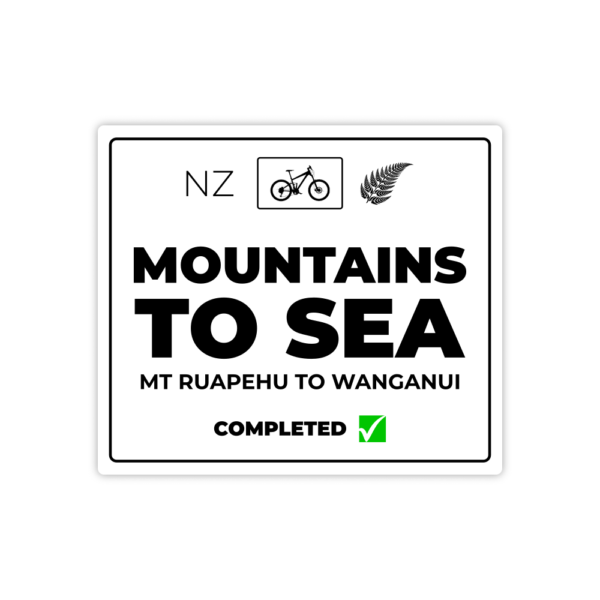 White Mountains to sea sticker