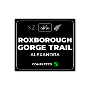 black roxborough gorge trail sticker