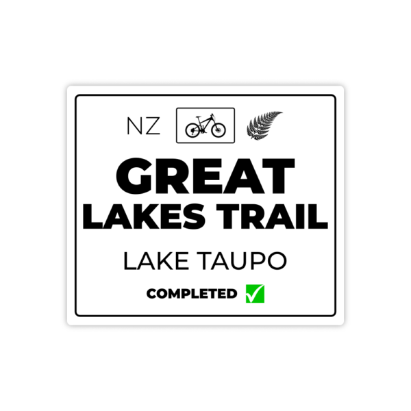 white great lakes trail sticker