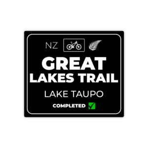 black great lakes trail sticker