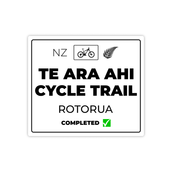 white te ara ahi cycle trail sticker