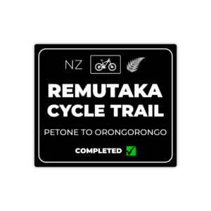 black remutaka cycle trail sticker