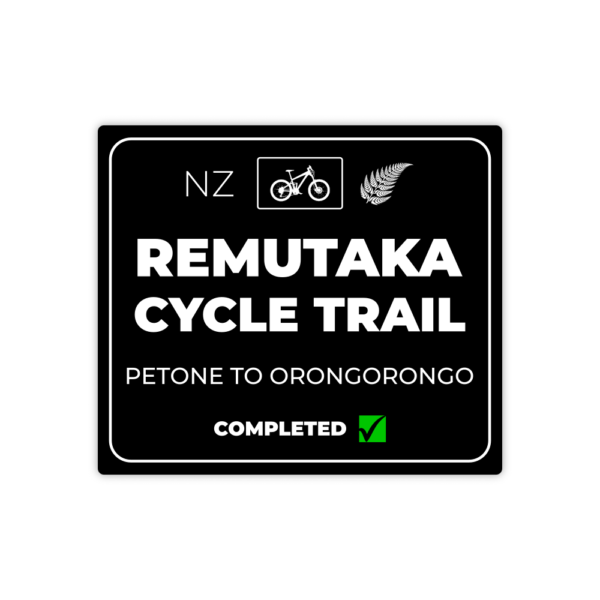 black remutaka cycle trail sticker